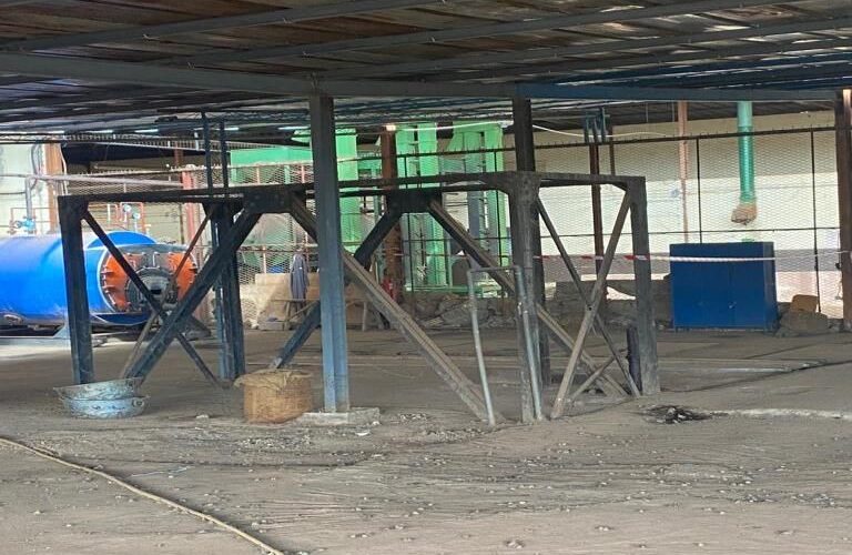 Deserted factory in Côte d’Ivoire