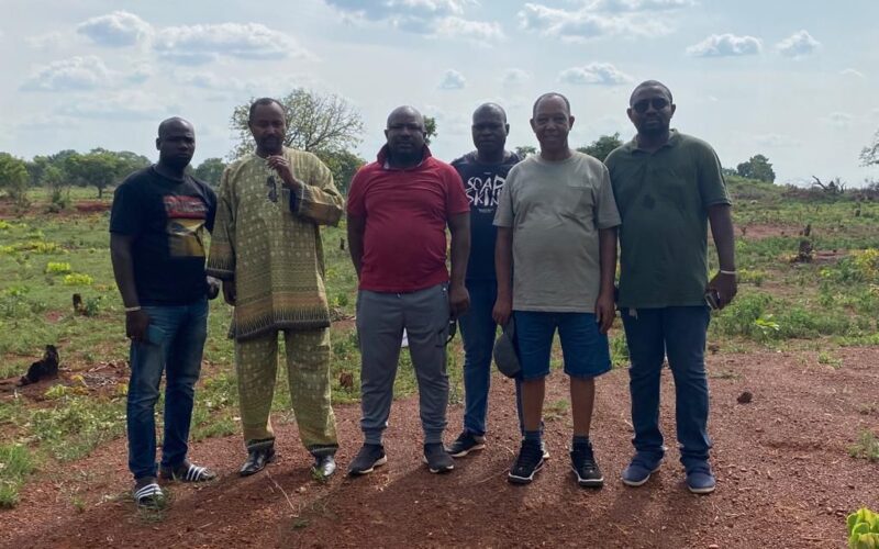 CBC team at a proposed factory site
