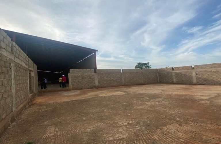 Unfinished cashew industry building